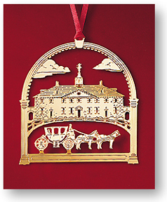 Purchase your 1991 West Front of Mount Vernon with the Powel Coach Ornament online at achristmasornament.com - 
Have a Merry Christmas and Happy Holidays