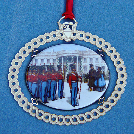 Purchase your 1994 James K. Polk Christmas Ornament online at whitehousechristmasornament.com - Have a Merry Christmas and Happy Holidays