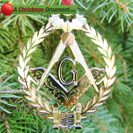Purchase your 1994 Mount Vernon Three Great Lights of Masonry Ornament online at achristmasornament.com - 
Have a Merry Christmas and Happy Holidays