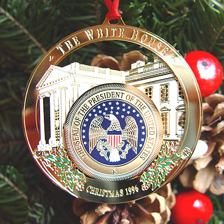 Purchase your 1996 Millard Fillmore Christmas Ornament online at whitehousechristmasornament.com - Have a Merry Christmas and Happy Holidays