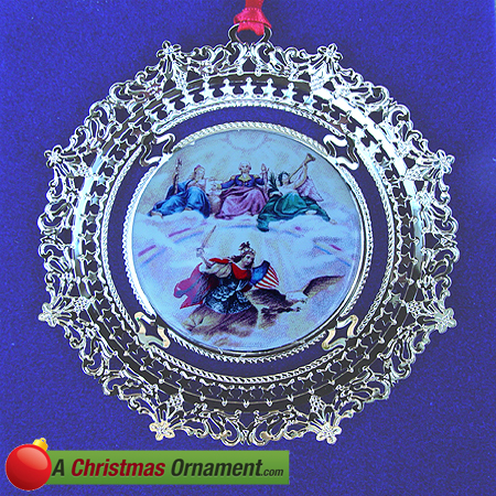 Purchase your 1996 Apotheosis of George Washington Ornament online at achristmasornament.com - 
Have a Merry Christmas and Happy Holidays