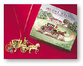 Purchase your 1998 Mount Vernon Powel Coach Ornament online at achristmasornament.com - 
Have a Merry Christmas and Happy Holidays