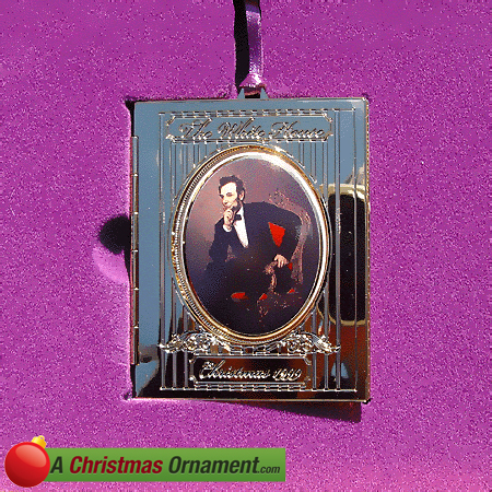 Purchase your 1999 Abraham Lincoln Christmas Ornament online at achristmasornament.com - Have a Merry Christmas and Happy Holidays