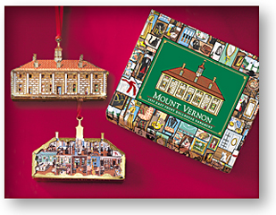 Purchase your 1999 Mount Vernon East Front Dollhouse Ornament online at achristmasornament.com - 
Have a Merry Christmas and Happy Holidays