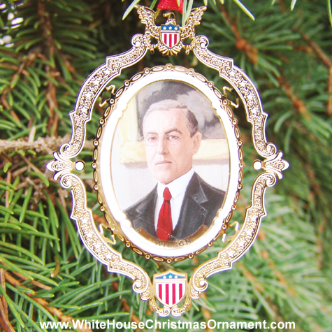 2004 American President Collection Woodrow Wilson Ornament