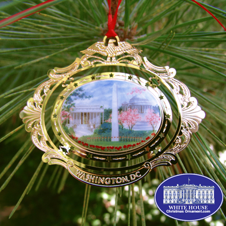 Washington DC Cameo Ornament