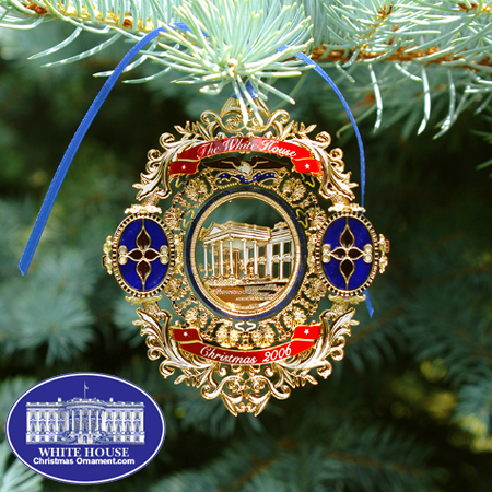 Purchase your White House 2006 Chester A Arthur Ornament online at achristmasornament.com - Have a Merry Christmas and Happy Holidays
