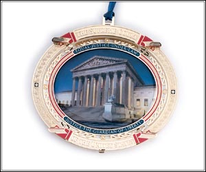 Purchase your Supreme Court at Night Ornament online at achristmasornament.com - 
Have a Merry Christmas and Happy Holidays