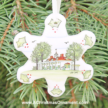 Purchase your Mount Vernon Children's Christmas Ornament online at achristmasornament.com - Have a Merry Christmas and Happy Holidays
